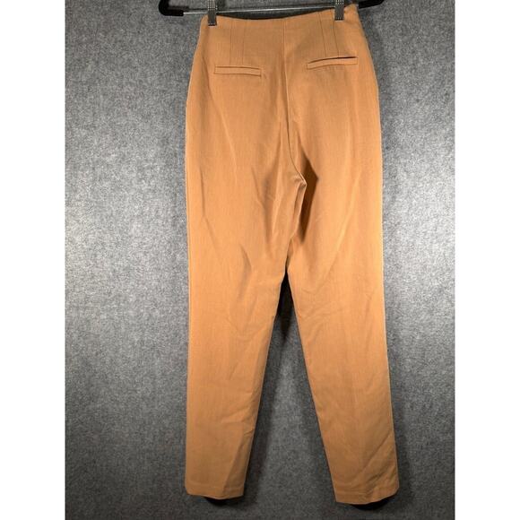 ATOIR Pants Women 2 Brown THE COMET‎ High Waist Slim Leg Trouser Career Office - Picture 7 of 9
